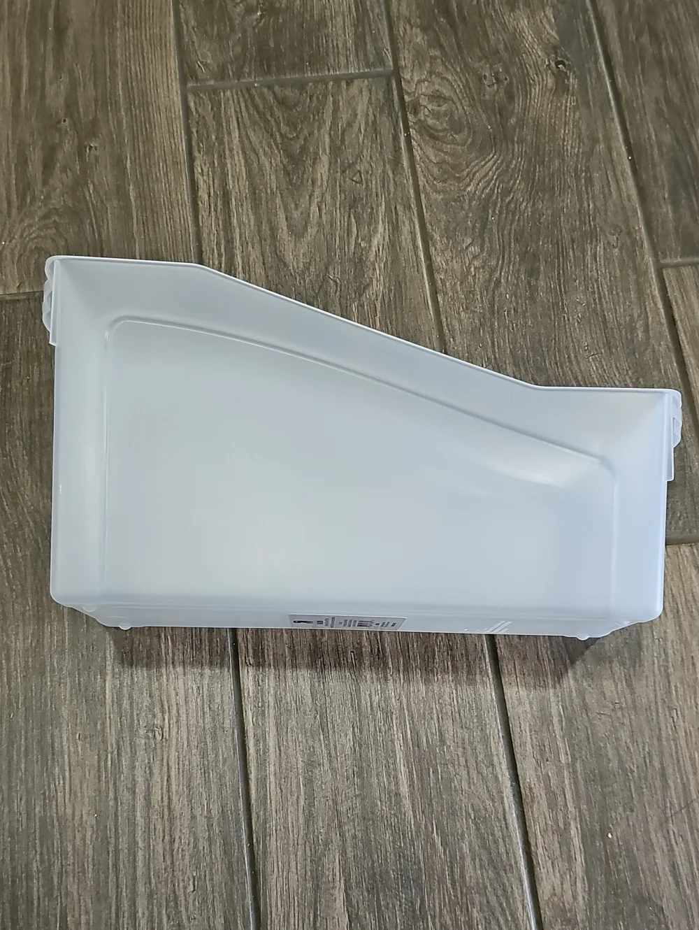 Clear Frosted Plastic Book Bin